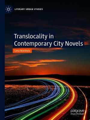 cover image of Translocality in Contemporary City Novels